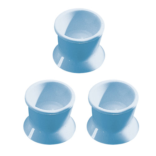 קערת סיליקון להכנת אקריל 5ml תכלת - סט 3 יחידות