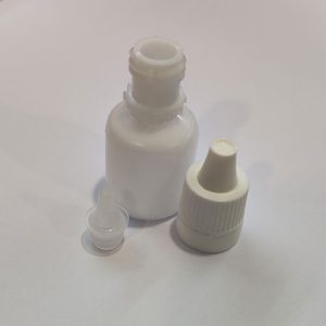 בקבוק פלסטיק לחומצות בדיקה - 10 מ"ל כולל פקק