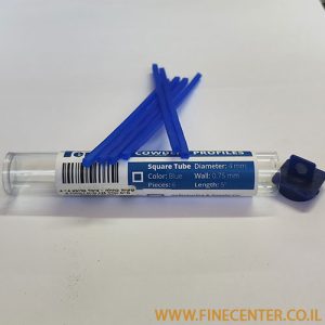 שעווה כחולה - מוט מרובע 2 * 2 מ"מ אורך 125 מ"מ - מארז 6 יחידות Ferris