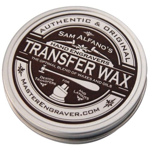 שעוות העתקה GRS Transfer Wax להעברת שרטוטים, דוגמאות וקווי מתאר למשטחי מתכת לפני חריטה ידנית.