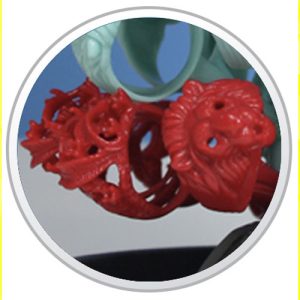 פלחי שעווה בורדו שקית 454 גרם - Freeman  Ruby red