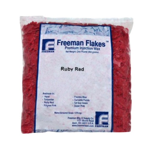 פלחי שעווה בורדו שקית 454 גרם - Freeman Ruby red