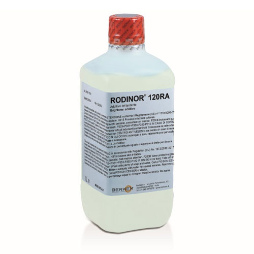 תוסף ללובן - לתמיסת רודיום לאמבטיה 1 ליטר BERKEM RODINOR 120RA - איטליה
