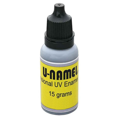 אמייל UV שחור אטום 15 גרם - U-NAMEL