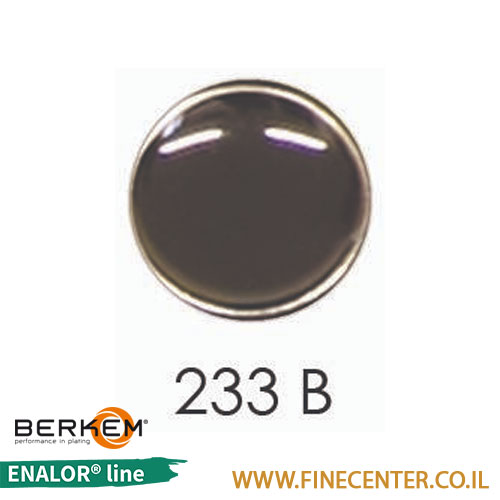 אמייל שקוף שחור בסיסי 232B - בקבוק 250 גרם BERKEM ENALOR