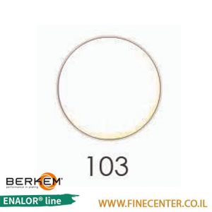 אמייל לבן קרם 103 - בקבוק 250 גרם BERKEM ENALOR