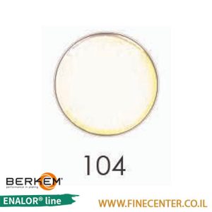 אמייל לבן שנהב 104 - בקבוק 250 גרם BERKEM ENALOR