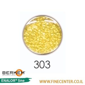 תוספת מיוחדת לאמייל נצנץ זהב בינוני 303 - בקבוק 250 גרם BERKEM ENALOR