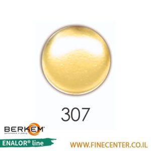 תוספת מיוחדת לאמייל זהב בהיר מטאלי מט 307 - בקבוק 250 גרם BERKEM ENALOR