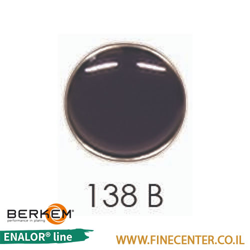 אמייל כחול לילה בסיסי 138B - בקבוק 250 גרם BERKEM ENALOR