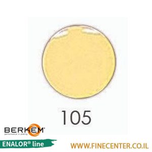 אמייל לבן מלוכלך 105 - בקבוק 250 גרם BERKEM ENALOR