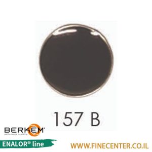 אמייל שחור בסיס 157B - בקבוק 250 גרם BERKEM ENALOR