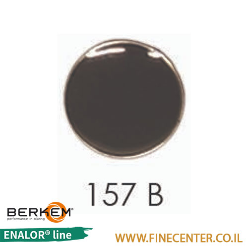 אמייל שחור בסיס 157B - בקבוק 250 גרם BERKEM ENALOR