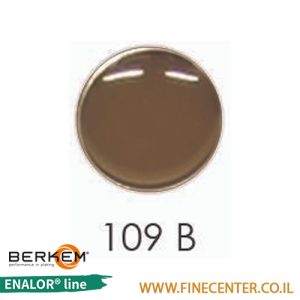 אמייל ירוק זית בסיסי 109B - בקבוק 250 גרם BERKEM ENALOR