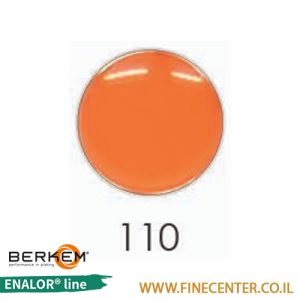 אמייל כתום בהיר 110 - בקבוק 250 גרם BERKEM ENALOR