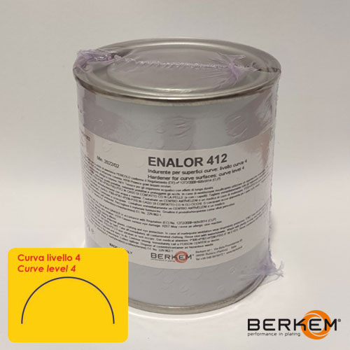 מחזק (חומר מקשיח) לאמייל 412 BERKEM ENALOR מתאים למשטחים מעוקלים מאוד צנצנת מתכת 250 גרם