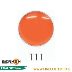 אמייל כתום 111 - בקבוק 250 גרם BERKEM ENALOR