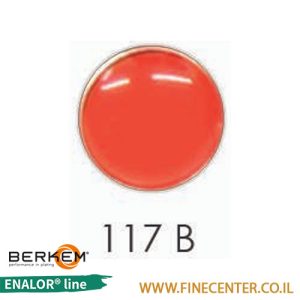 אמייל אדום בסיסי 117B - בקבוק 250 גרם BERKEM ENALOR