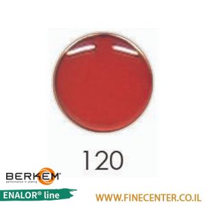 אמייל אדום 120 - בקבוק 250 גרם BERKEM ENALOR