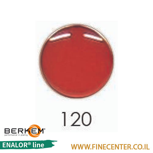 אמייל אדום 120 - בקבוק 250 גרם BERKEM ENALOR