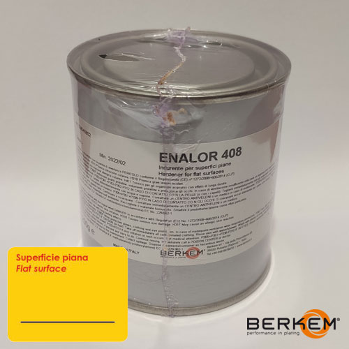מחזק (חומר מקשיח) לאמייל 408 BERKEM ENALOR מתאים למשטחים ישרים 250 גרם בקופסת מתכת