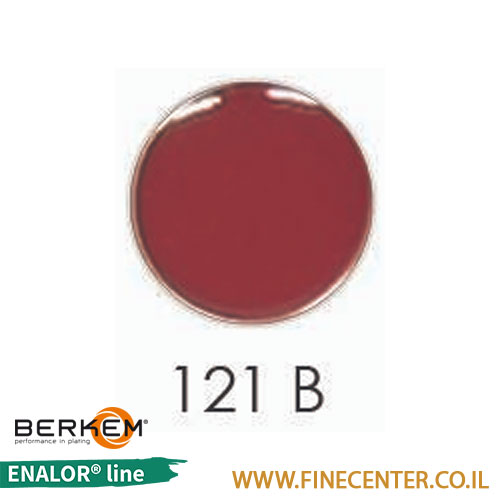 אמייל בורדו בסיסי 121B - בקבוק 250 גרם BERKEM ENALOR