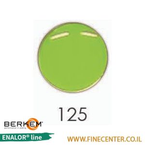 אמייל ירוק בהיר 125 - בקבוק 250 גרם BERKEM ENALOR
