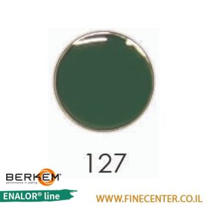 אמייל ירוק כהה 127 - בקבוק 250 גרם BERKEM ENALOR