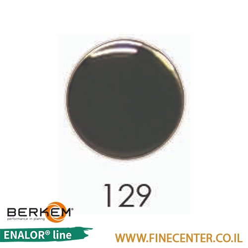 אמייל ירוק מוס כהה מאוד 129 - בקבוק 250 גרם BERKEM ENALOR