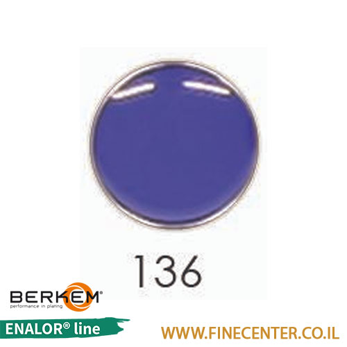 אמייל כחול 3 136 - בקבוק 250 גרם BERKEM ENALOR