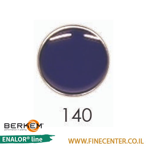 אמייל כחול כהה 140 - בקבוק 250 גרם BERKEM ENALOR