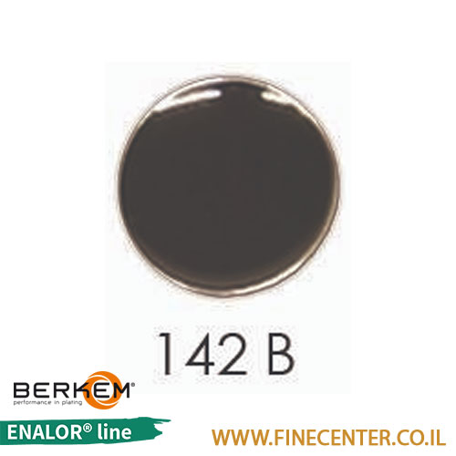 אמייל כחול שחור בסיסי 142B - בקבוק 250 גרם BERKEM ENALOR