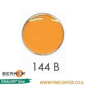 אמייל צהוב ביצה בסיסי 144B - בקבוק 250 גרם BERKEM ENALOR