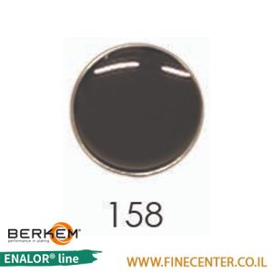 אמייל שחור ירוק 158 - בקבוק 250 גרם BERKEM ENALOR