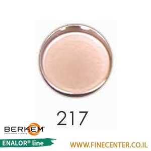 אמייל שקוף ורוד בהיר 217 - בקבוק 250 גרם BERKEM ENALOR