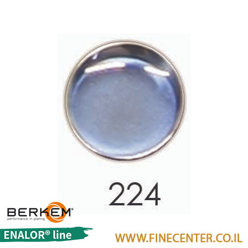 אמייל שקוף כחול בהיר 224 - בקבוק 250 גרם BERKEM ENALOR