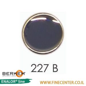 אמייל שקוף כחול ים בסיסי 227B - בקבוק 250 גרם BERKEM ENALOR