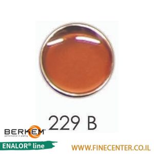 אמייל שקוף חום בסיסי 229B - בקבוק 250 גרם BERKEM ENALOR