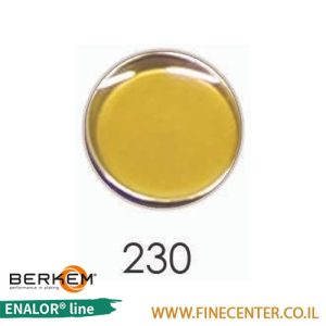 אמייל שקוף זהב 230 - בקבוק 250 גרם BERKEM ENALOR
