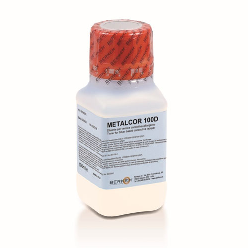 טינר (מדלל) ללכה מוליכה על בסיס כסף 100 מ"ל - BERKEM METALCOR 100D
