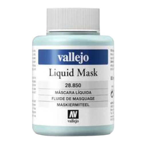 לכה למיסוך LIQUID MASK תכלת להגנה בציפוי קטפורי 85 מ"ל - Vallejo