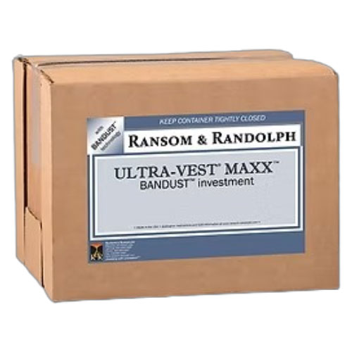 גבס ליציקה ללא אבק Ultra-Vest® MAXX BANDUST ליציקת מודלים מהדפסת תלת-ממד (Resin) 22.7 ק"ג - R&R USA