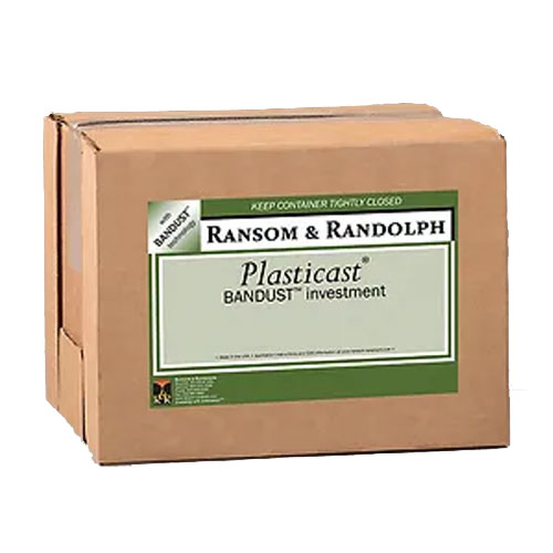 גבס ליציקה ללא אבק Plasticast BANDUST להדפסות פלסטיק ושעווה - 22.7 ק"ג - R&R USA