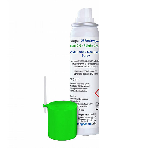 אוקלו ספריי לאיתור נקודות מגע ירוק 75 מ"ל Occlusion Spray