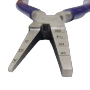 פלייר שטוח  - מרובע קוני עם מידות -  אורך 160  מ"מ - ללא קפיצים FC לכיפופים 90 מעלות