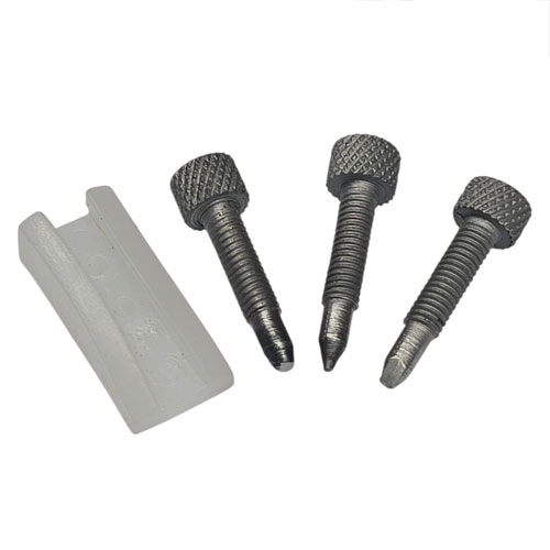3 פיני עיצוב + כיסוי נילון לפלייר Ezi-Set לחריטת ושיבוץ אבנים