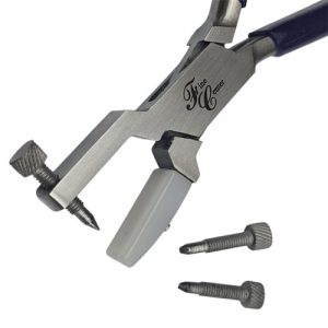 פלייר Ezi-Set לחריטת ושיבוץ אבנים – כיסוי ניילון + 3 פיני עיצוב