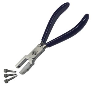 פלייר Ezi-Set לחריטת ושיבוץ אבנים – כיסוי ניילון + 3 פיני עיצוב