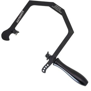 קשתית אלומיניום 5'' (127 מ"מ) שחור PEPETOOLS Haymaker Lion Punch Forge