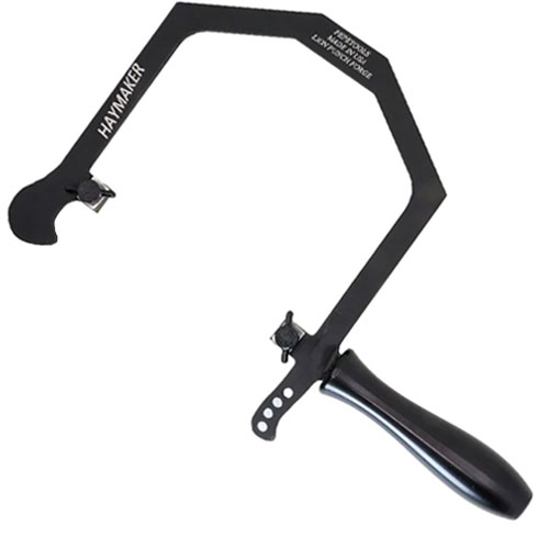 קשתית אלומיניום 5'' (127 מ"מ) שחור PEPETOOLS Haymaker Lion Punch Forge